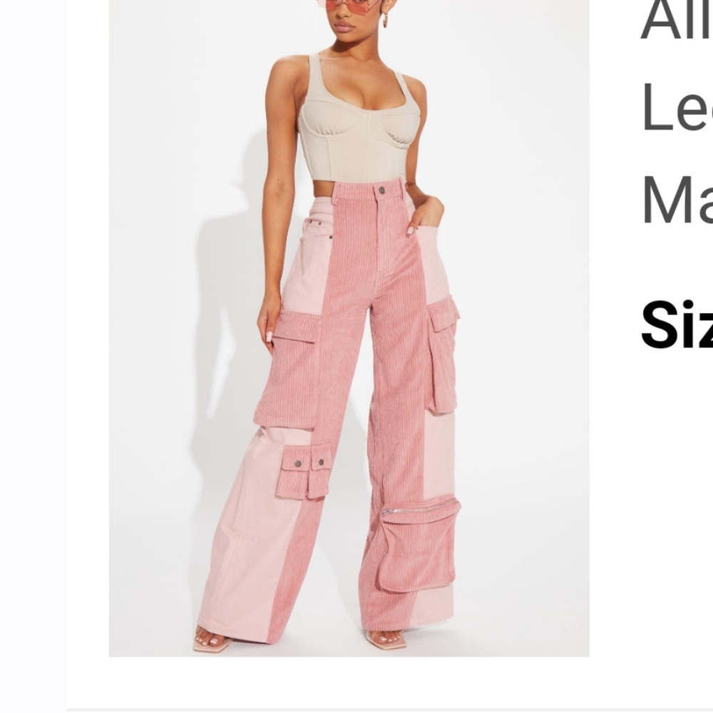 Pink jeans